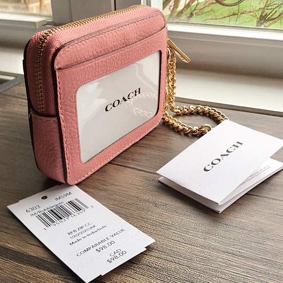 🌺ONE LEFT!🌺 NWT COACH Zip Card Case!!! - Picture 5 of 10